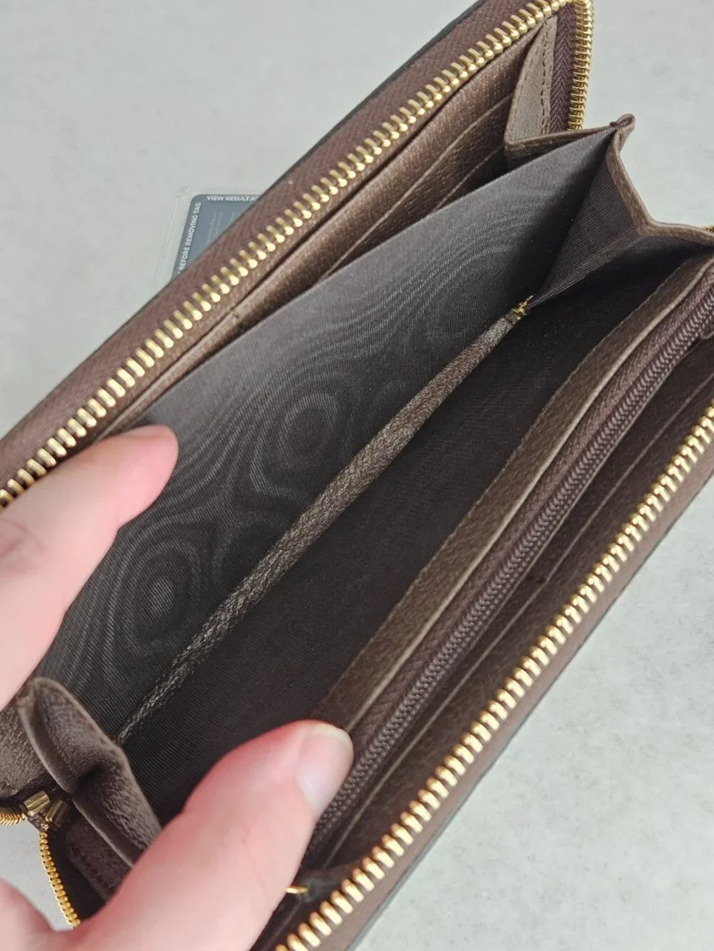Gucci GG Supreme Canvas Ophidia Long Wallet Zippy Organizer - Picture 11 of 13